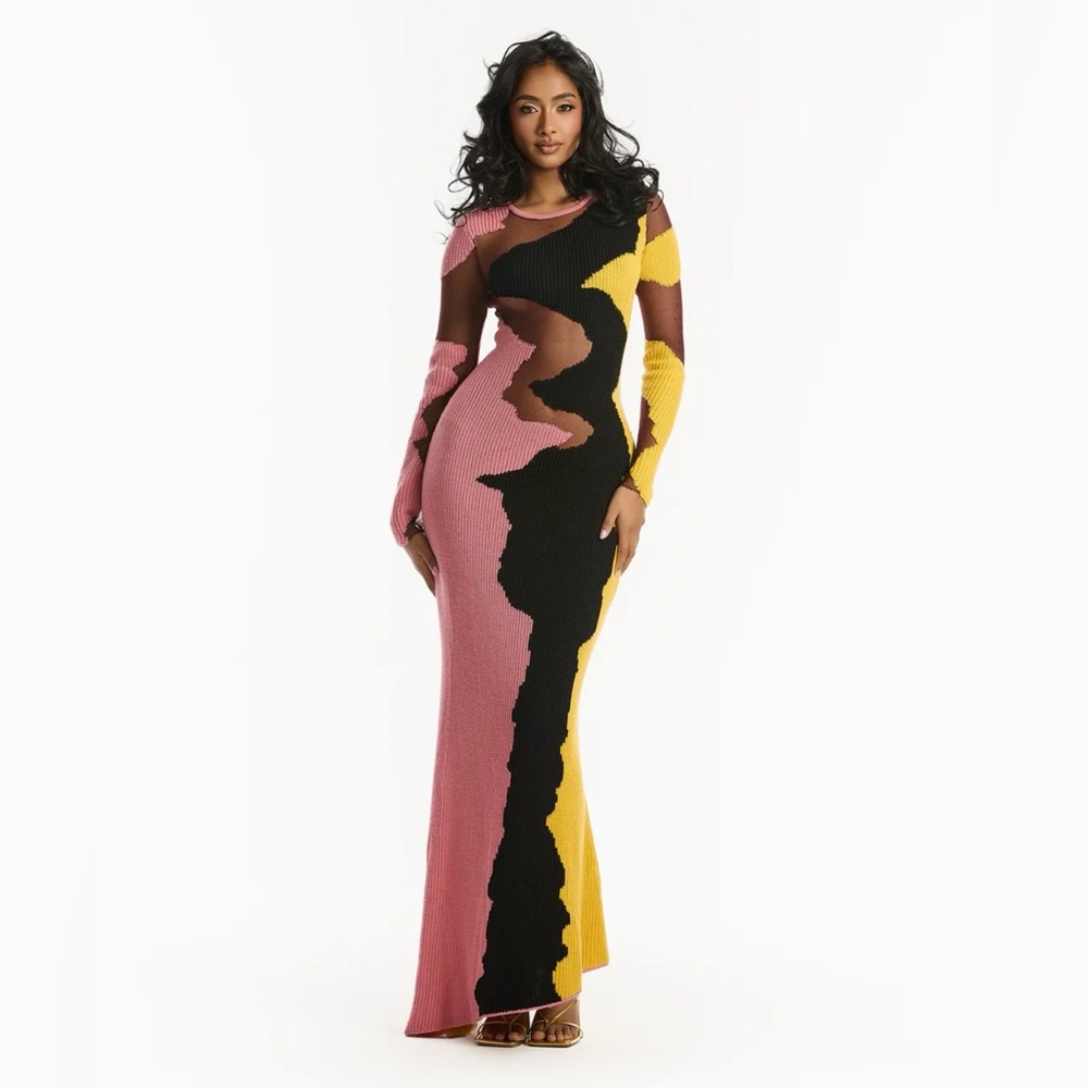 NWT Hanifa Jax Knit Gown